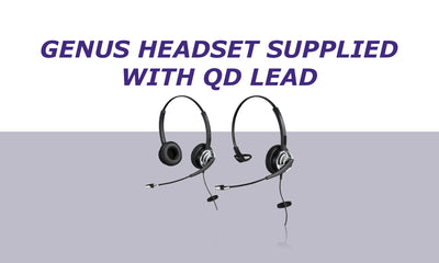 Latest News : Genus Headsets Supplied with QD Leads