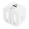 Apple Foldable 38W USB-A (QC 18W) USB-C (PD 20W) Dual Mains Charger - White